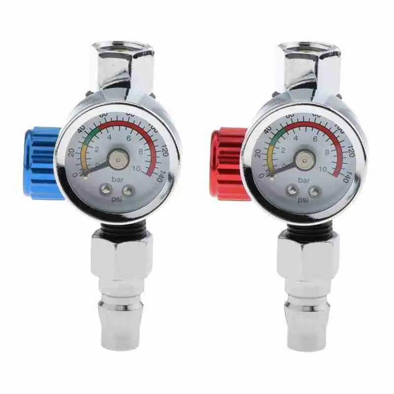 

1pc High-grade Paint Spray Gun Pressure Regulating Tools Gauge Table Pressure Air Household Oil Regulating Valve Pressure G N2Z4