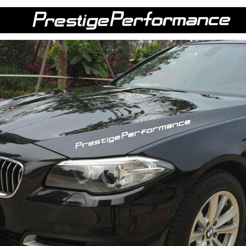 

55x5cm Car Stickers Car Sticker Prestige Performance Windscreen Reflective Strip Front Windshield Decoration Sticker Car Styling