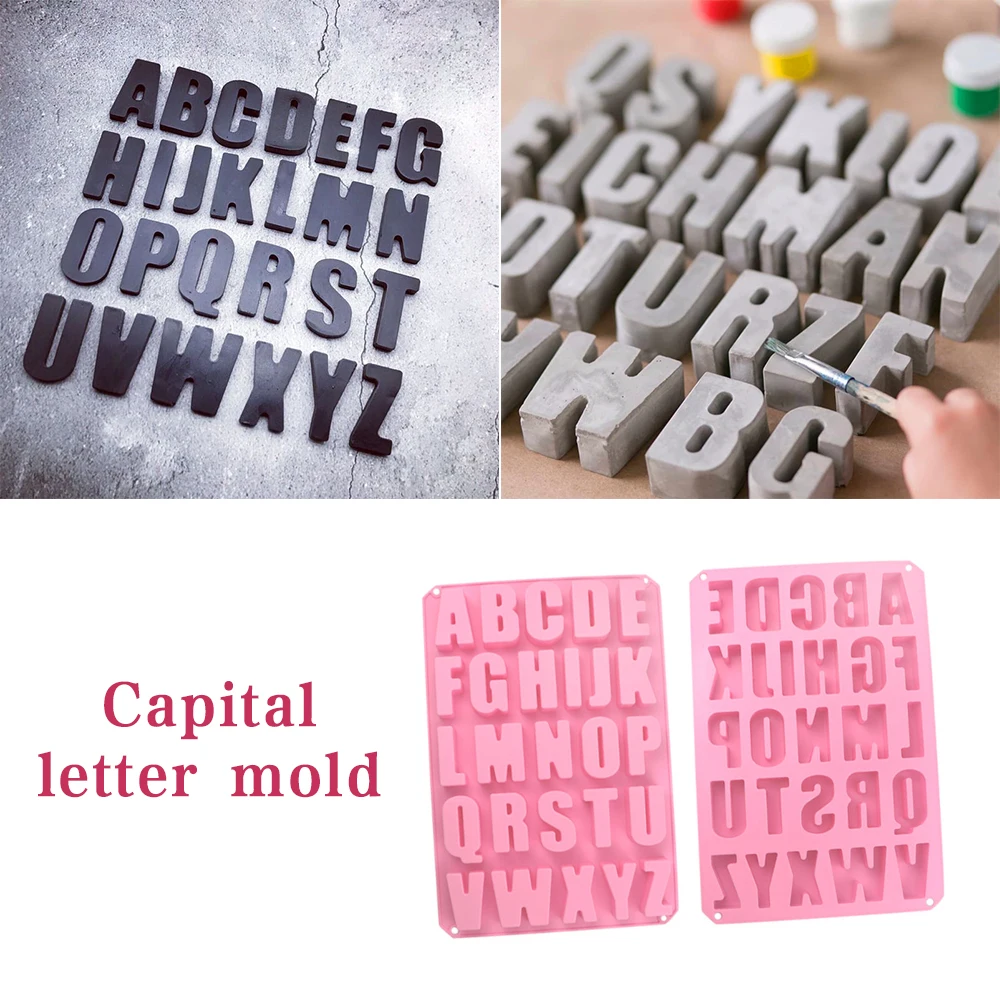 Силиконовые алфавитные бетонные формы сделай сам силиконовые для цементных букв