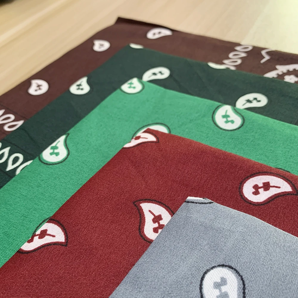 

2021 Fashion Unisex Bandana Scarf Hip Hop Hiking Headscarf Wrist Wraps Magic Square Kerchief Cashew Print Hair Accessories