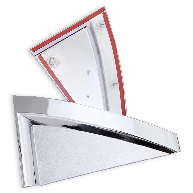 Хромированное заднее окно столб тройной угол крышка отделка украшения внешние