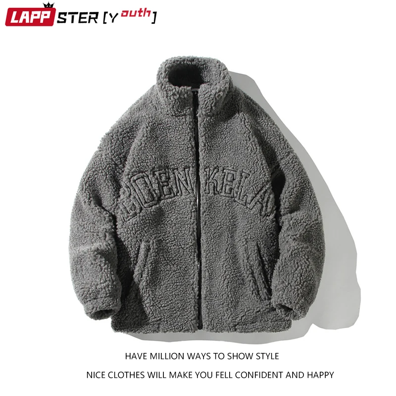 Куртка LAPPSTER-Youth Мужская зимняя толстая парка с надписью оверсайз из овечьей