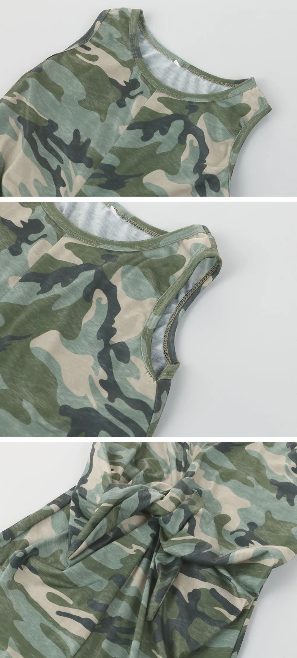 Платье мини женское с круглым вырезом модное пикантное Облегающее камуфляжным