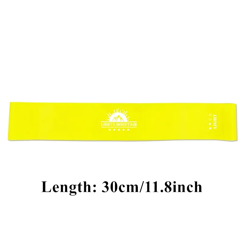 Yellow-30cm Фитнес резинки резинки для фитнеса резинки для спорта фитнес резинка фитнесс резинки спортивные резинки эспандер экспандер фитнес для спорта1,45 мм-0,45 мм Эспандеры 6 цветов Пилатес Йога Спорт Тренировка Тренировки - Цвет: Yellow-30cm