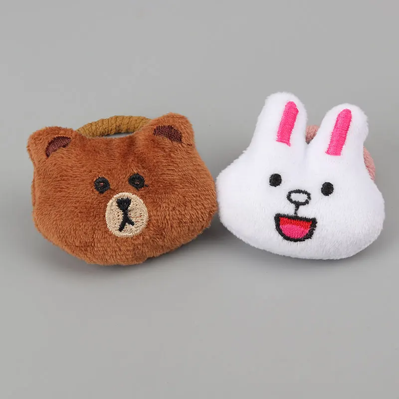 

Embroidery small animal hair band girl cute hair band princess tie hair rubber band children cartoon hair band hair accessories