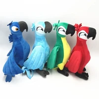 2pcslot 30cm new rio 2 movie cartoon plush toys blue parrot blu jewel bird dolls christmas gifts for kids plush toy