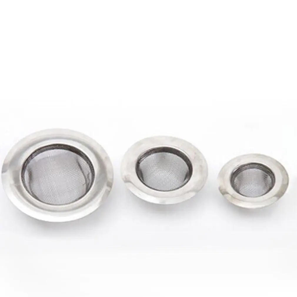 

Kitchen Fine Stainless Steel Sink Filter Preventing Pool Bath Sewer Drain Intervals Plug Garbage Network Slag Strainer