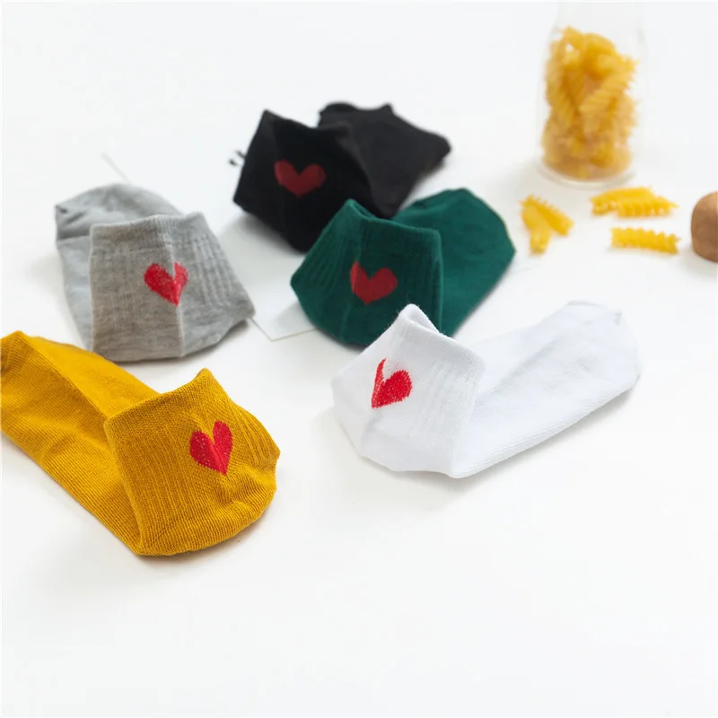 

5 Pairs/Lot Woman Socks Cartoon Animals Fruits Print Cute Short Socks for Women Harajuku Streetwear Hip Hop Skateboard Crew Sock