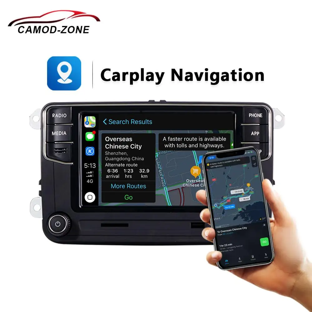 Автомобильное радио MIB RCD360 Carplay 6RD 035 187B Noname для VW Golf 5 6 Jetta MK5 MK6 Polo Passat B6 B7 CC Tiguan Touran