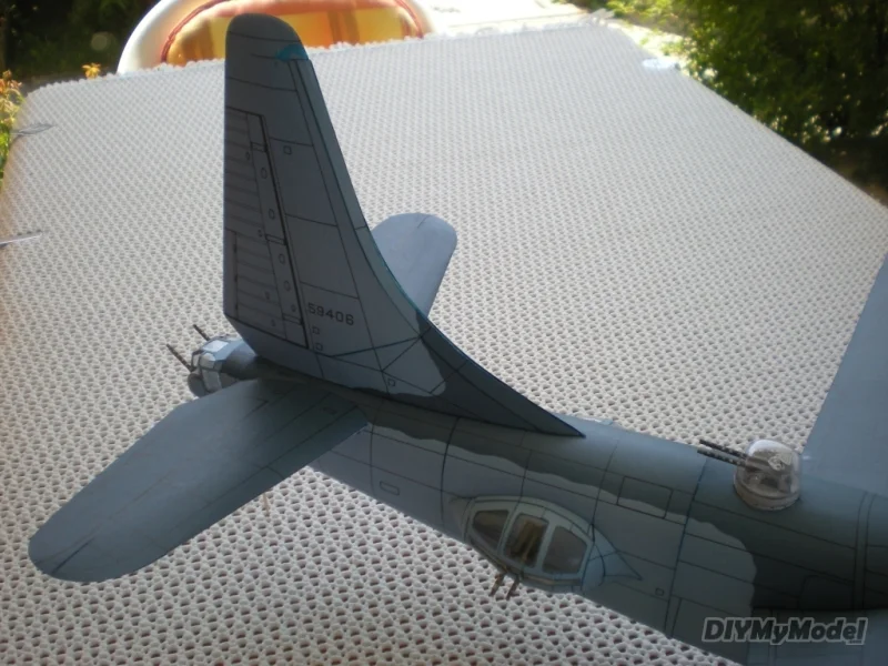 DIYMyModeI-Bombardero de La Patrulla Mar&iacute;tima de los Estados Unidos, KIT de modelo de papel artesanal, rompecabezas de juguete hechos a mano, accesorios de pel&iacute;cula-2