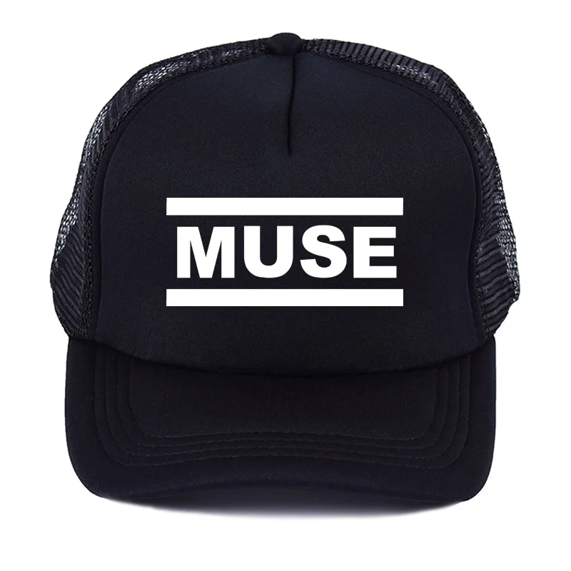 

Бейсболка MUSE Rock с принтом, летняя бейсболка унисекс для мужчин и женщин, сетчатая бейсболка с регулируемым размером, Прямая поставка, 2020