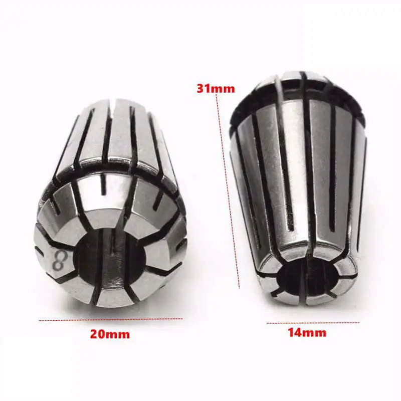 JFBL Лидер продаж 10 шт. Er16 пружинная Цанга + вал двигателя 8 мм Удлинительный