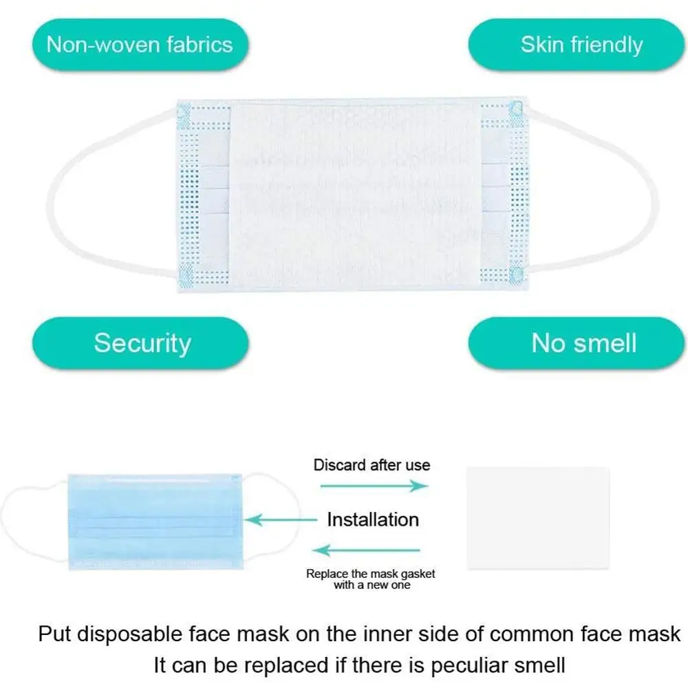 Одноразовые 3 слоя маски прокладка безопасности против пыли и дымки дышащий рот