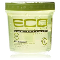 eco hair style gel olive oil 473ml moisturizing hair free shipping