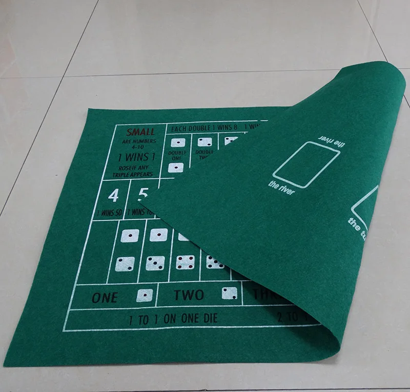 Наклейка для казино скатерть игры покерный коврик с двусторонним рисунком