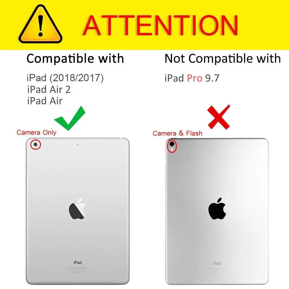 Чехол-подставка из ПУ кожи для iPad Air 2 9 7 2018 2017 | Компьютеры и офис