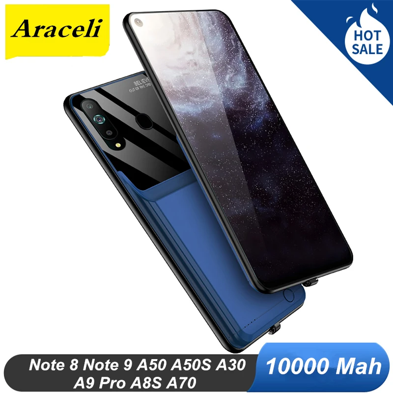 Чехол для Samsung Galaxy Note 8 9 A50 A50S A30S A8S A9 Pro A70 10000 мАч|Чехлы с аккумулятором| |
