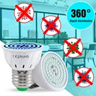 220V светодиодный UV светильник UVC лампа Sterlizer E27 светодиодный бактерицидные лампы E14 светодиодный светильник озона GU10 MR16 ультрафиолетового обеззараживания лампы B22 лампы
