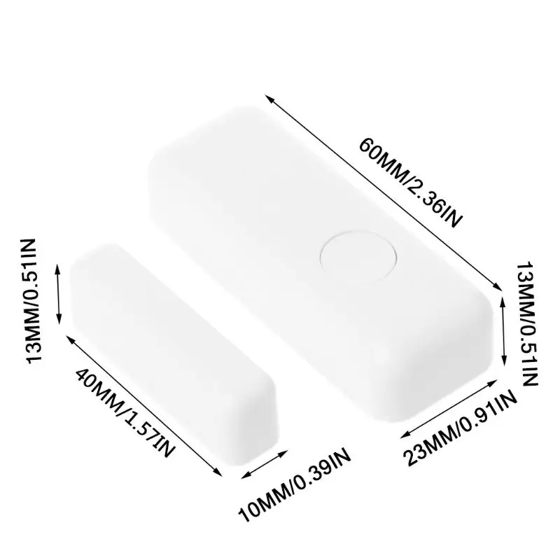 Белый Магнитный умный беспроводной WiFi детектор движения сигнализация Барьерный