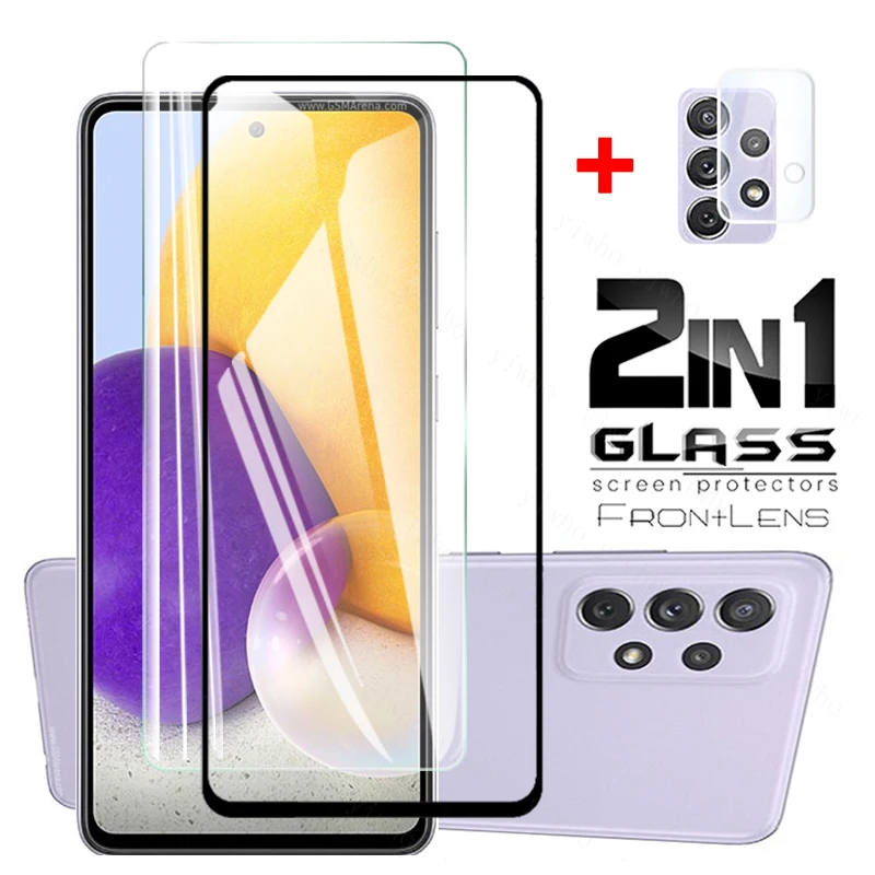 

Защитное стекло для экрана и объектива камеры Samsung Galaxy a72 5g, a72, a725, a726