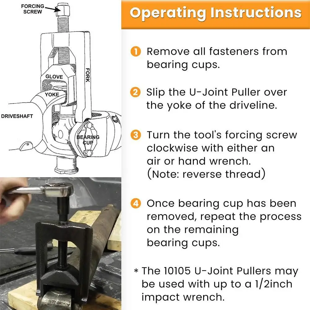 

Universal Car Joint Puller Tool Propshaft Seperator Splitter Remover Fully Adjustable Assembly Tool Dropshipping