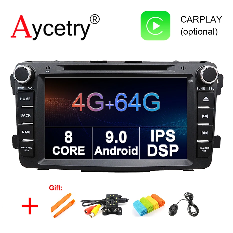 4G+ 64G 8 CORE 2 Din Android 9,0 автомобильный dvd-плеер gps навигация аудио для Mazda CX9 CX 9 CX-9 автомобильный Радио стерео Мультимедиа obd2 dvr