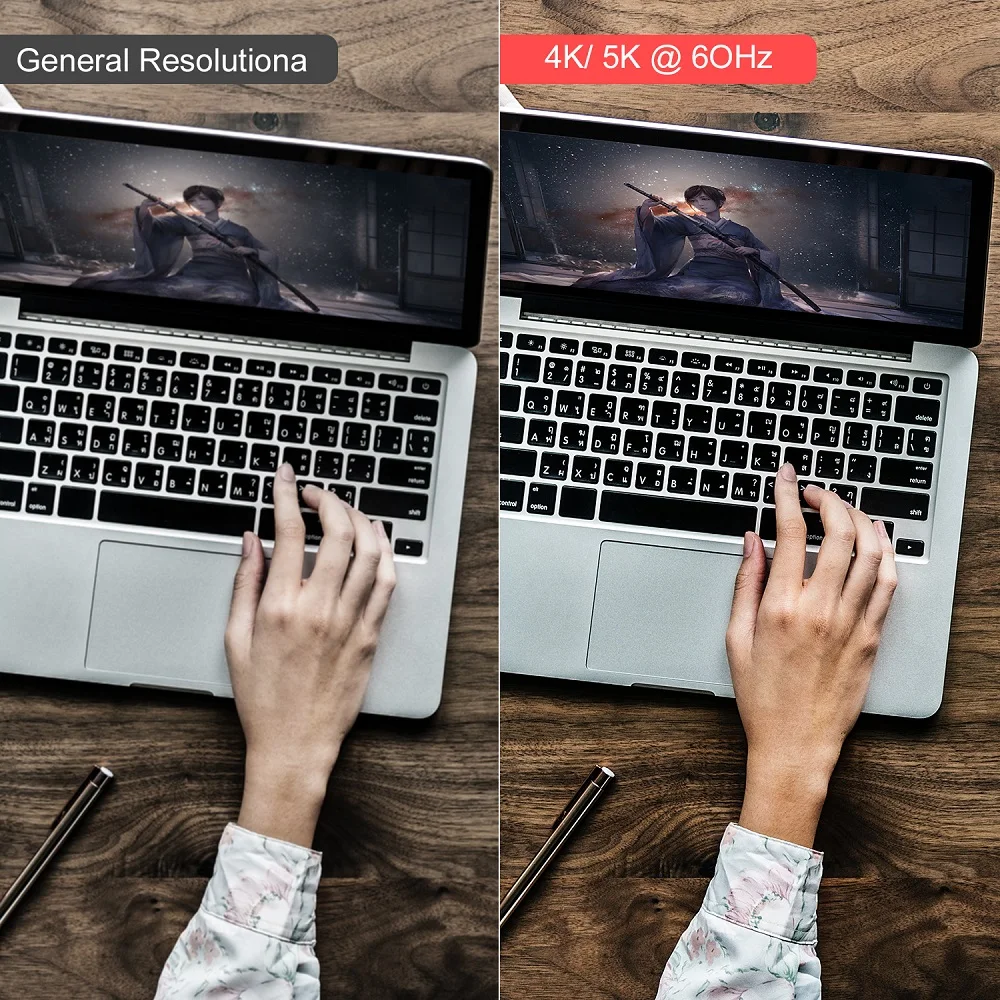 USB-концентратор Wavlink Thunderbolt 3 4K 60 Гц для Macbook Pro/Air USB-C | Компьютеры и офис