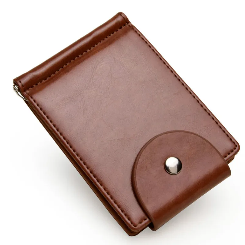 

2019 Mannen Portemonnee Mode Portemonnee Kleine Hasp Geld Tas Pu Lederen Kaarthouder Mini Vintage Slanke Portefeuilles Clutch