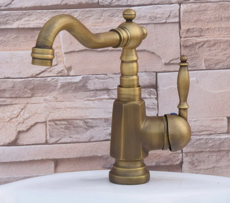 Винтаж Ретро Античная Латунь Кухня Мокрый Бар Ванная комната сосуд поворотный