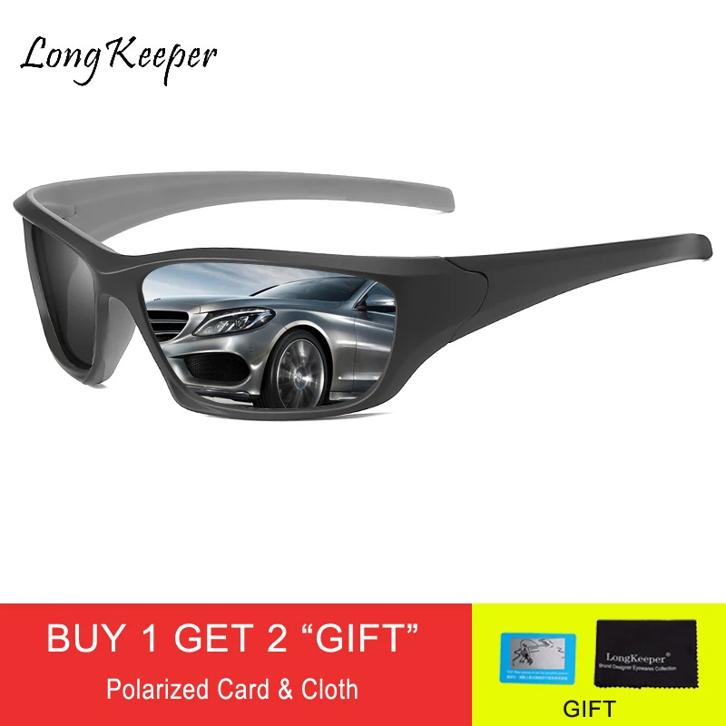 Маленькие квадратные поляризационные солнцезащитные очки мужские водительские