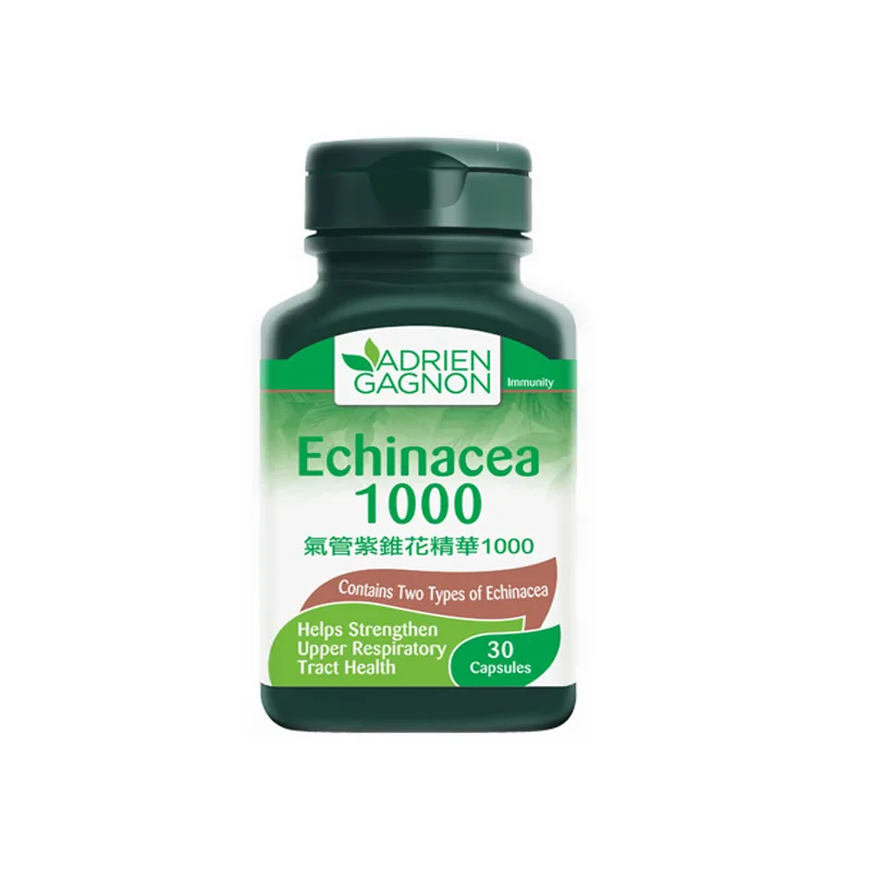 Adrien Gagnon Trachea Echinacea Essence 1000 30 Capsules/Bottle Free Shipping