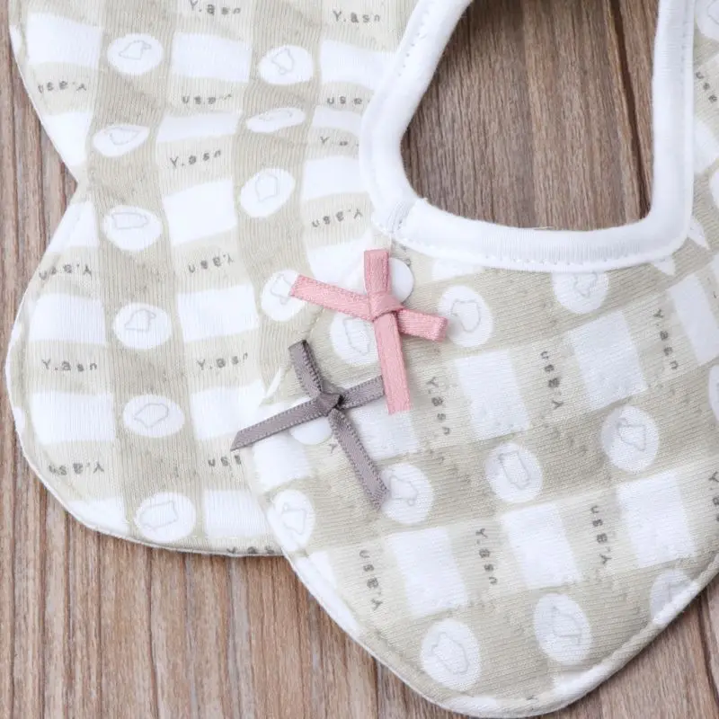 Baby Bibs Cotton Flower Waterproof Cloth Saliva Towel Rotating Babador Feeding Smock Infant Burp Cloths Bandana | Мать и ребенок