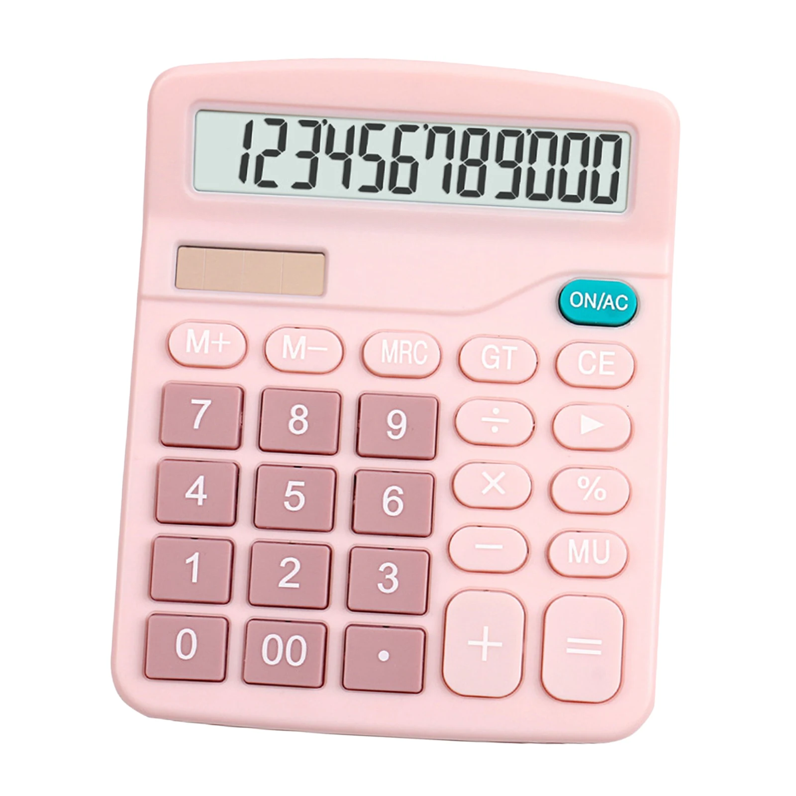 Office Handheld Desktop Calculator Dual Solar Power Business Accounts Pink | Компьютеры и офис