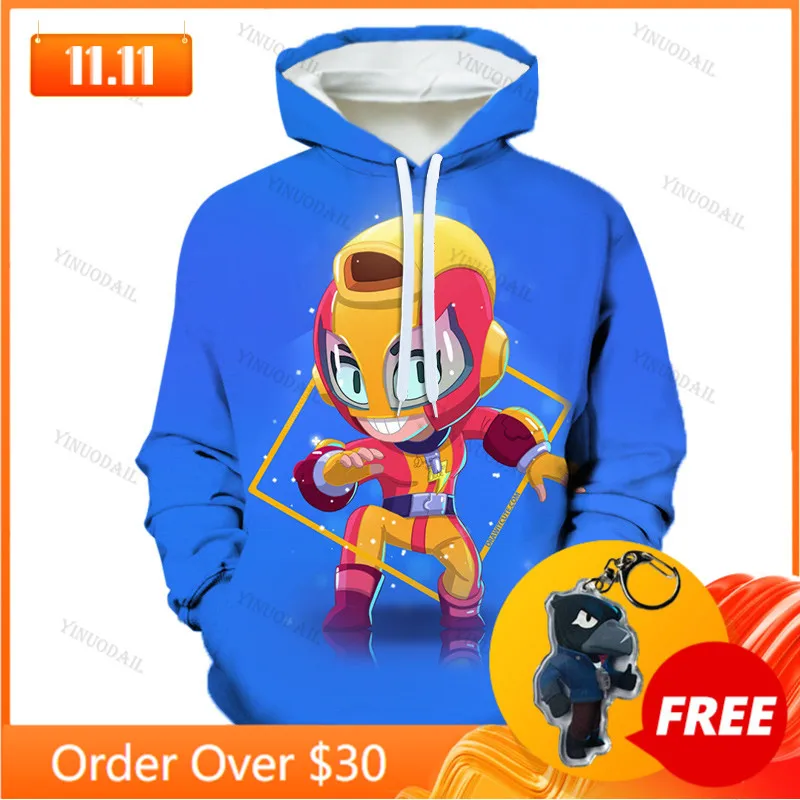 

MAX Sandy Kids Hoodies Leon Shooting Game 3D Print Hoodie Sweatshirt Boys Girls Harajuku Cartoon Thin Jacket Tops Teen Clothes
