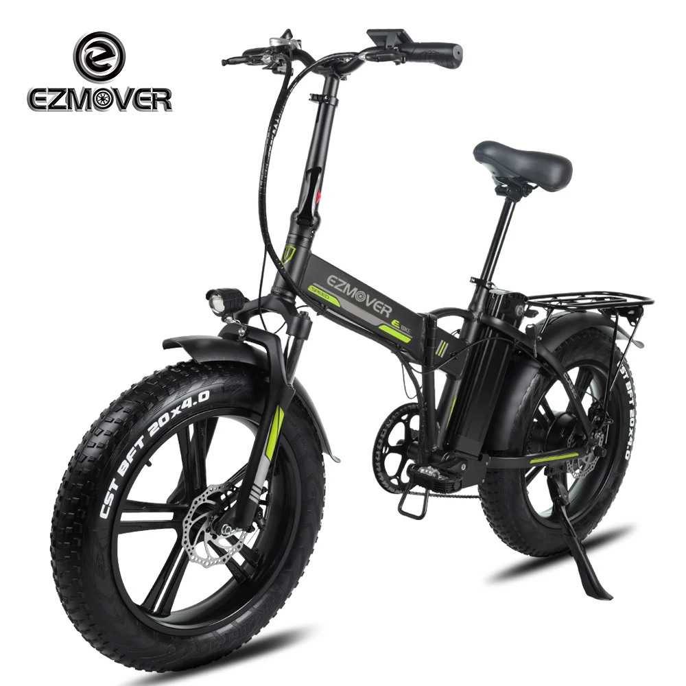 Электрический велосипед EZ08S складной с аккумулятором 48 В 15 А · ч 20 дюймов 4 0 ССТ