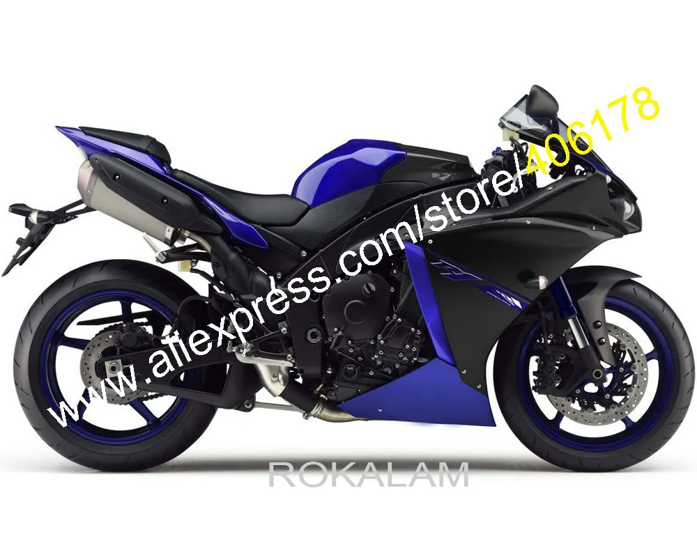 Детали для Yamaha YZF R1 2012 2013 2014 1000 12-14 YZF-R1 черные и синие обтекатели Спортивного