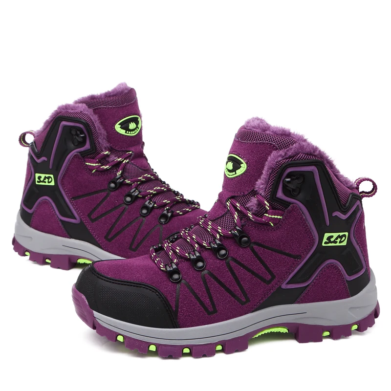 

New Popular Outdoor Boots Women Hiking Waterproof Shoes Women Professional Breathable Sneaker For Camping Travel Sapato Feminino