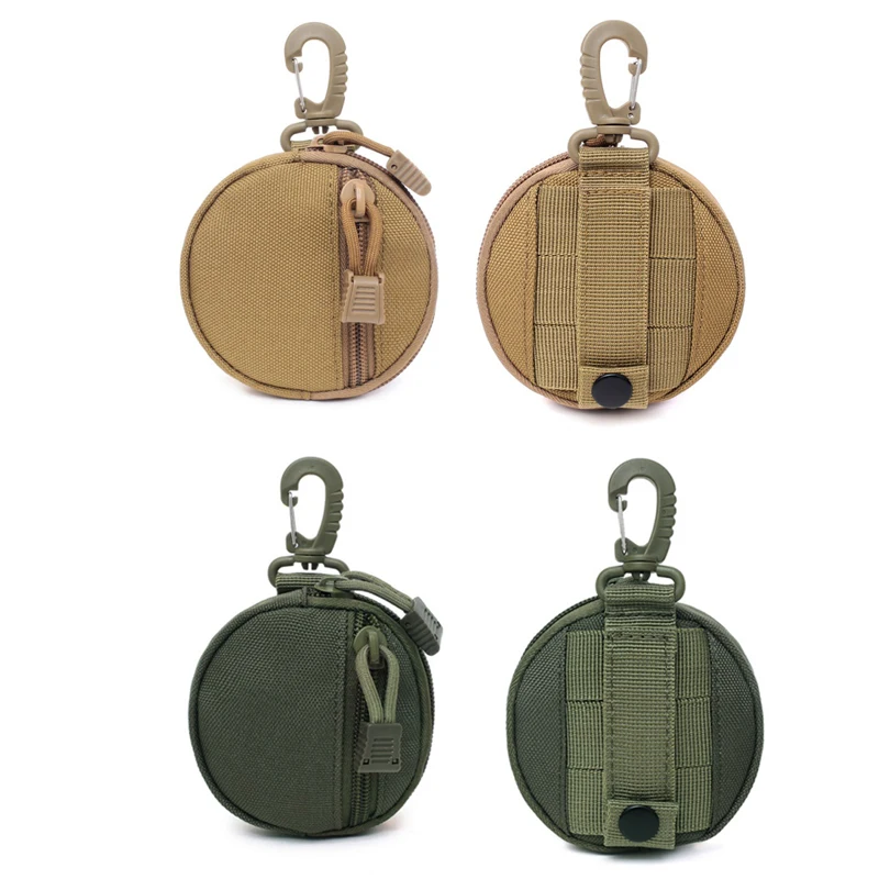 

Outdoor Military Multifunction Round Bags Tactical Wallet Card Hunting Bag Key Holder Money Pouch Pack Wallet Waist BagS