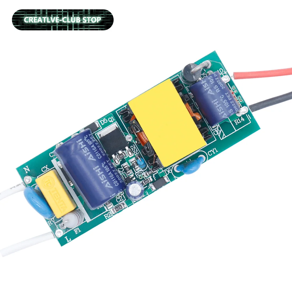 Светодиодный драйвер 10 Вт 20 30 40 50 источник питания 24 36 В постоянного тока