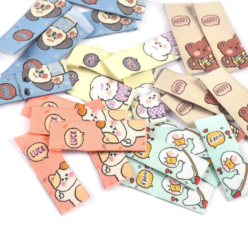 50 шт. этикетки для одежды с мультяшными животными | Дом и сад