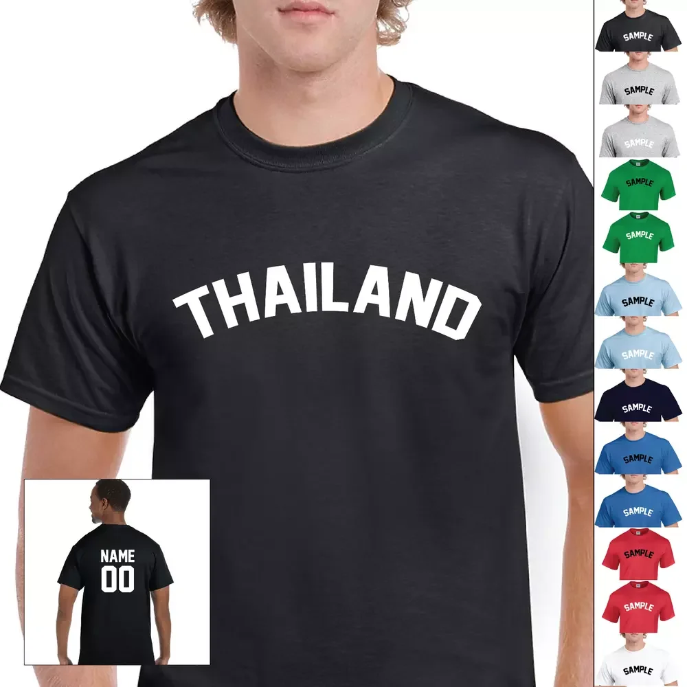 Трикотажная спортивная футболка из Таиланда с именем и номером | Мужская одежда