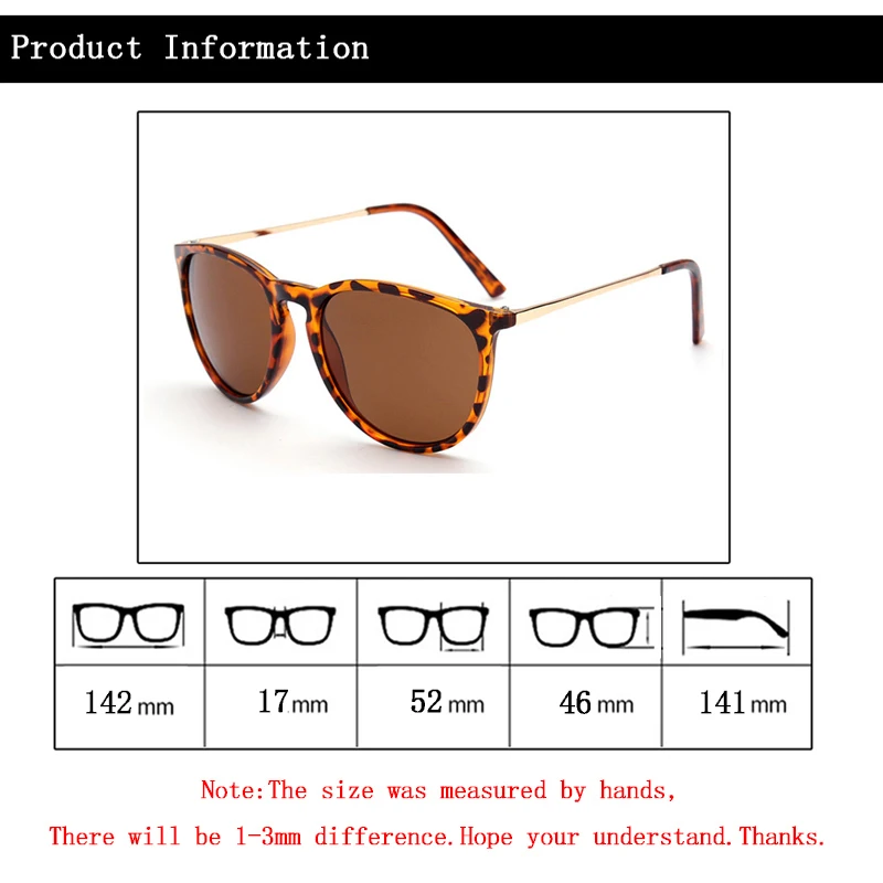 Мужские и женские солнцезащитные очки винтажные поляризационные кошачий глаз