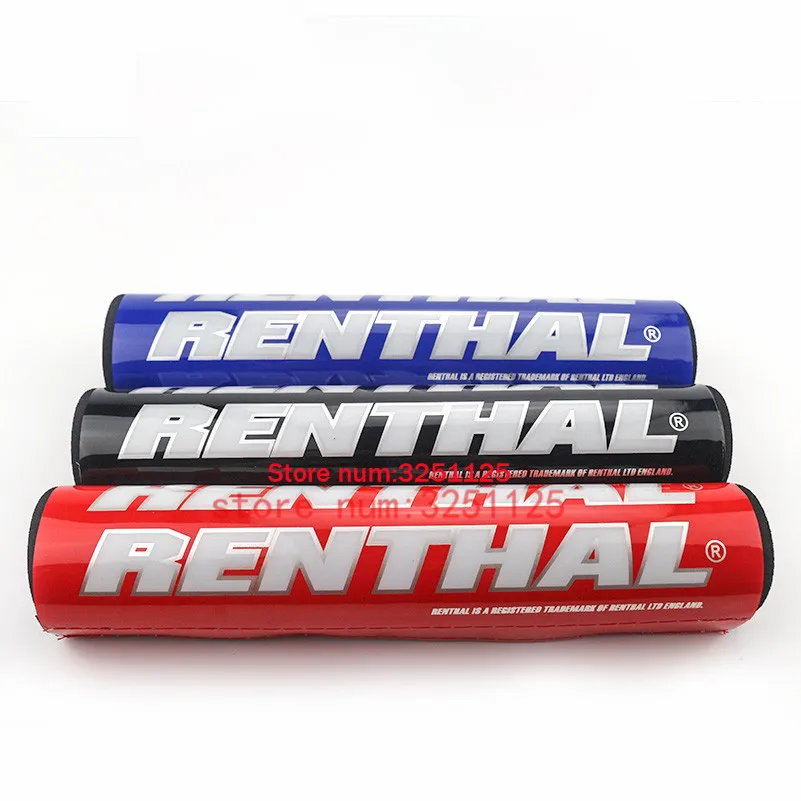 Красная 250 мм руль Renthal круглая подушка перекладина из пенопласта нагрудная