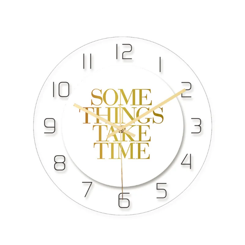 3D цифровые настенные часы 12 дюймов декоративные современные большие бесшумные