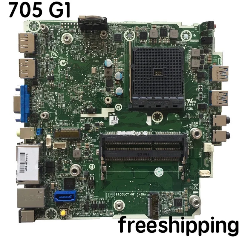 Материнская плата 755528 501 для HP Elitedesk 705 G1 DM FM2 + настольная материнская 001/754910 001 100%