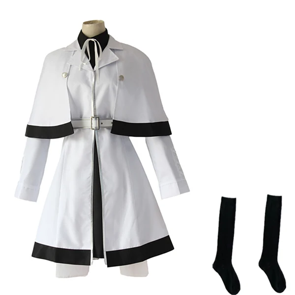 package 2 Костюмы для косплея Yonebayashi Saiko, костюмы для Хэллоуина, женские белые костюмы для костюмированной вечеринки - Цвет: package 2