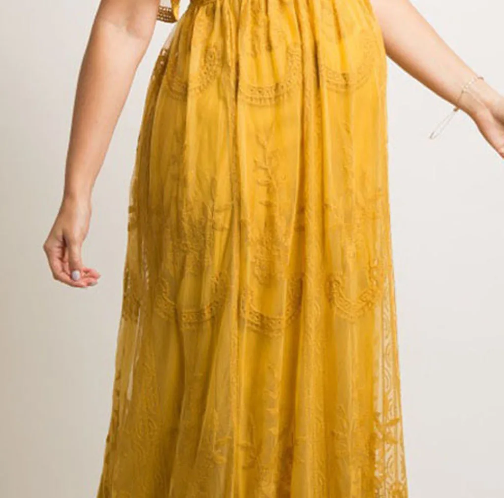 Сексуальный кружевной реквизит SAGACE для фотосъемки беременных с коротким рукавом