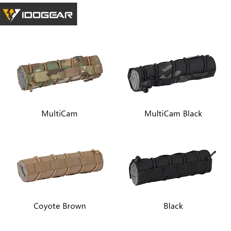 IDOGEAR 18 см/" подавитель глушителя Тепловая крышка Щит рукав глушитель стрельба Военные Аксессуары для страйкбола 3529
