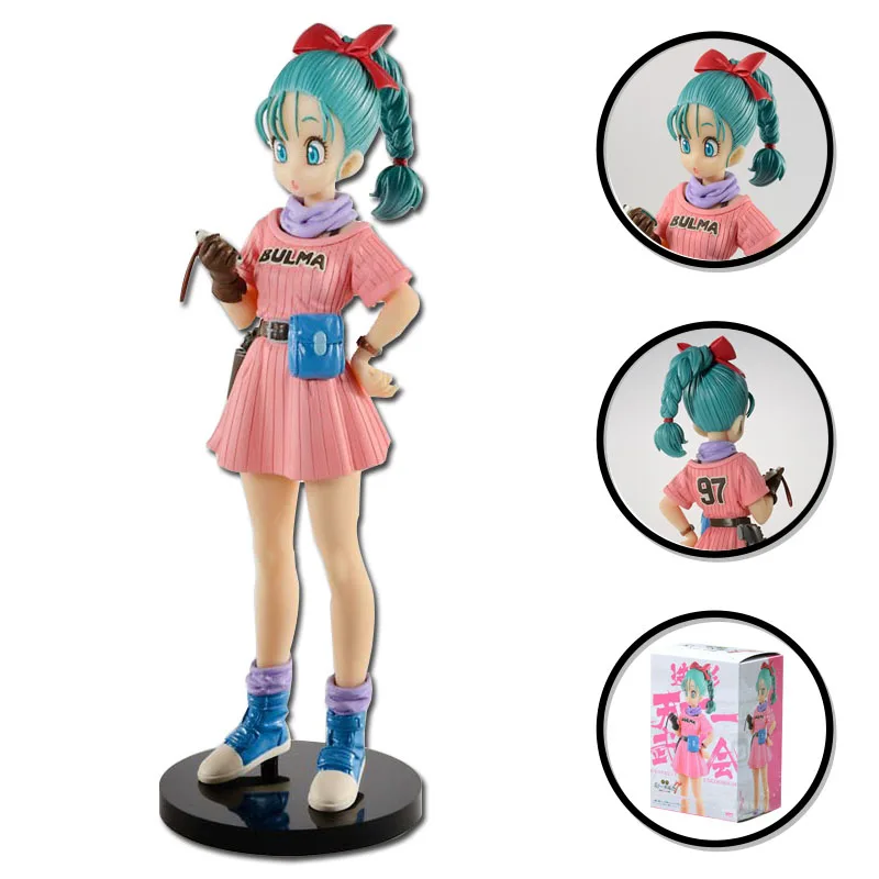 

17cm Anime Character Arab Buruma Original Package Version Mfg Series Action Figures Toys Bulma Dolls Clothing Anime Toys