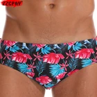 Мужские плавки, водонепроницаемая одежда для плавания, пикантный купальный костюм 2021, плавки пуш-ап, летние свободные шорты для купания